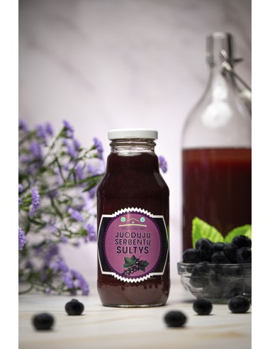 Juodųjų serbentų sultys, natūralios, sultys, be cukraus, be vandens, vitaminas C