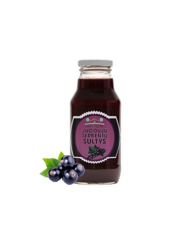 Juodųjų serbentų sultys, natūralios, sultys, be cukraus, be vandens, vitaminas C