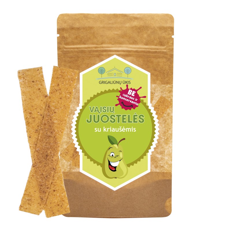 Kriaušių pastilė (juostelės), 60 g.