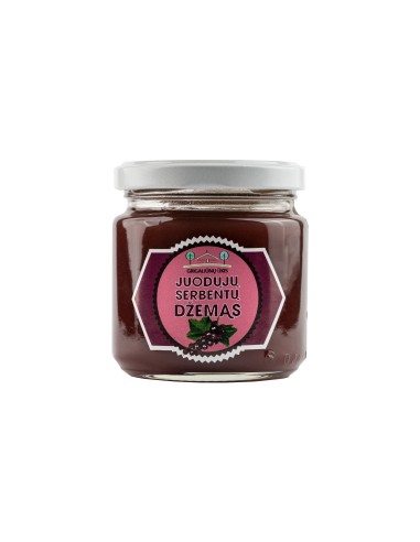 Juodųjų serbentų džemas, uogienė, pušryčiai, košė, skebutis, arbata,